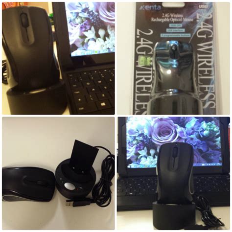 Review: Wireless Rechargeable USB Optical Mouse w/ Docking station ...