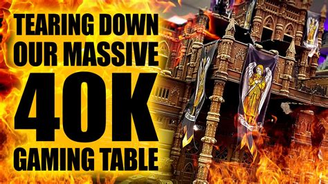 Tearing Down Our Massive Warhammer 40K Apocalypse Gaming Table