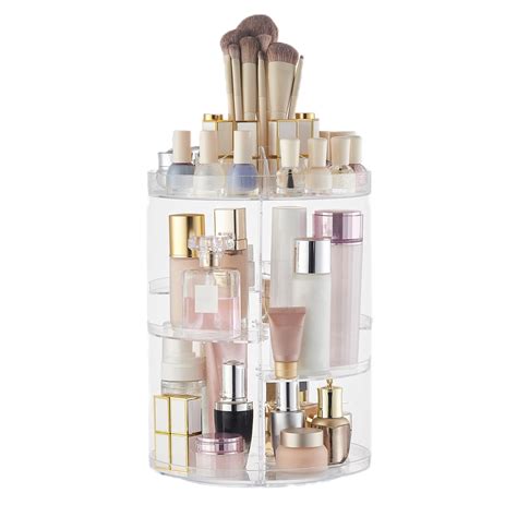 SUNFICON Rotating Makeup Organizer NG01 360 Rotation Cosmetic Storage