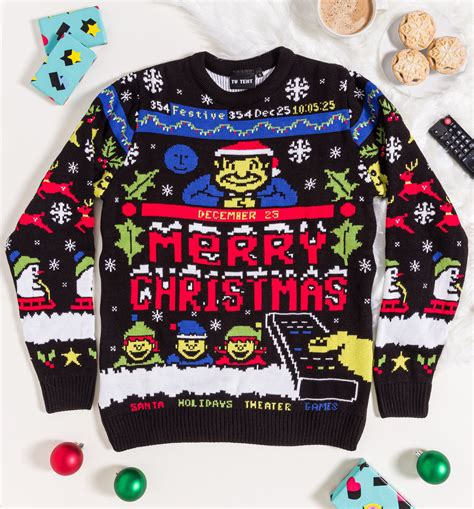 Teletext Bamboozle Knitted Christmas Jumper