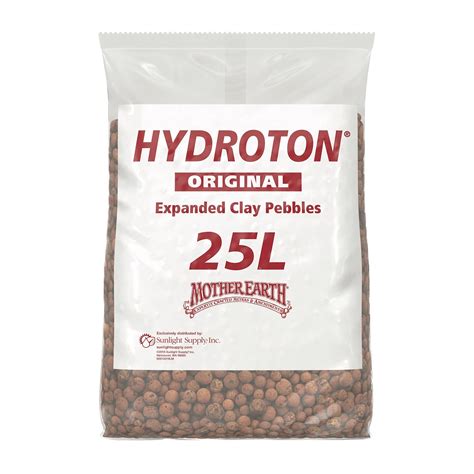 Mother Earth Hydroton Original Clay Pebbles 25 Liter