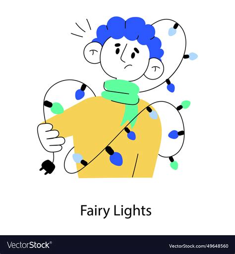 Fairy lights Royalty Free Vector Image - VectorStock