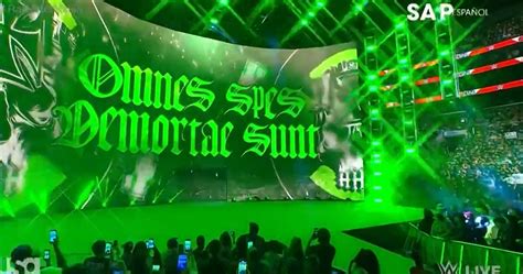 I've always wondered what this text in HHH entrance means🤔 : r/GreatnessOfWrestling