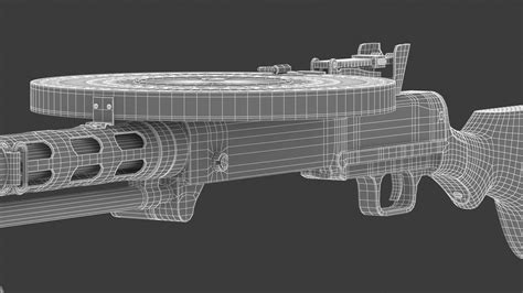 Degtyaryov Machine Gun - 3D Model by frezzy