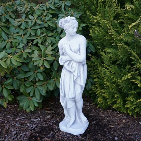 Concrete Girl Female Garden Statue Greek Statue Concrete Etsy