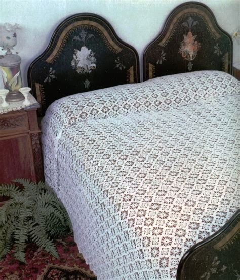 Openwork Veil Lace Crochet Bedspread Crochet Kingdom