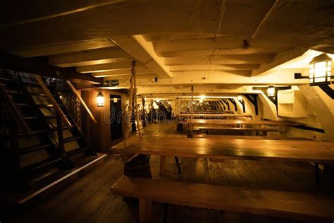 HMS Trincomalee Tall Ship Interior Editorial Photo - Image of historic ...