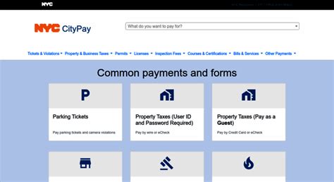 Access a836-citypay.nyc.gov. NYC CityPay | City of New York