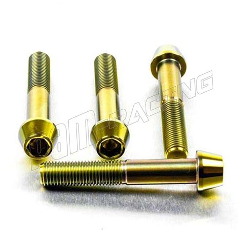 Kit 4 Vis fixation étrier avant en titane M10x55 1 25 PRO BOLT PAM