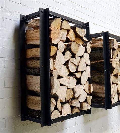 Haardhout Rek Houtopslag Brennholz Kamin Holz Aufbewahrung Holzlege