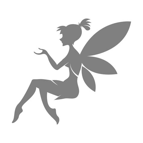 Premium Vector | Fairy logo icon design illustration template