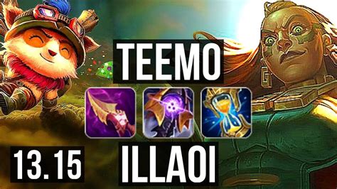 Teemo Vs Illaoi Top Rank 2 Teemo 2 8m Mastery 1600 Games 6 2 4