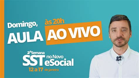 2ª Semana SST no novo eSocial Ao vivo Aulão de Revisão Tira