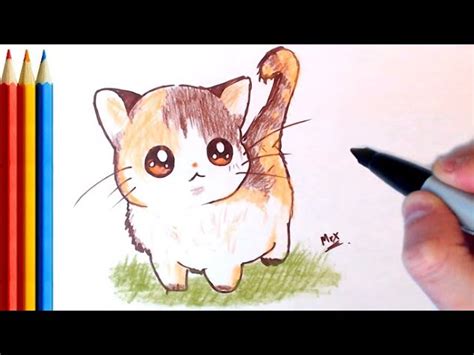 How To Draw A Cute Easy Kitten