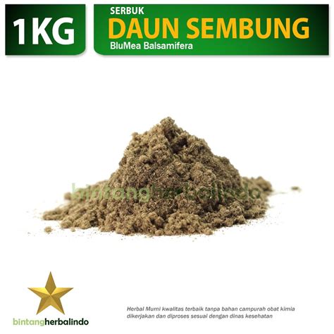 Jual Serbuk Herbal Daun Sembung Penghancur Darah Beku Pelancar Urine