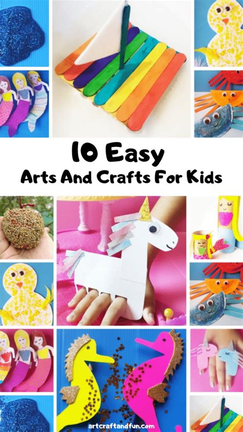 10 Easy Arts And Crafts To Do At Home With Kids