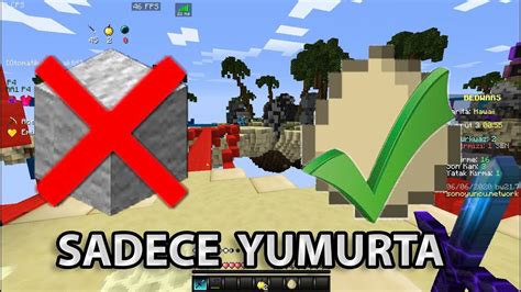 SADECE KÖPRÜ YAPAN YUMURTA İLE YOL YAPMAK MİNECRAFT BED WARS