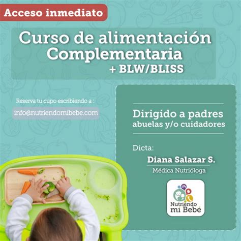 Curso virtual de Alimentación Complementaria BLW BLISS