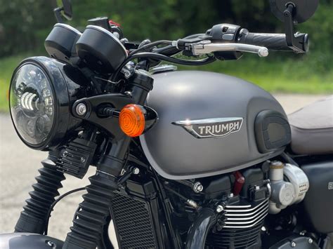 Triumph T Bonneville Black Edition Sold The Motorcycle Shop