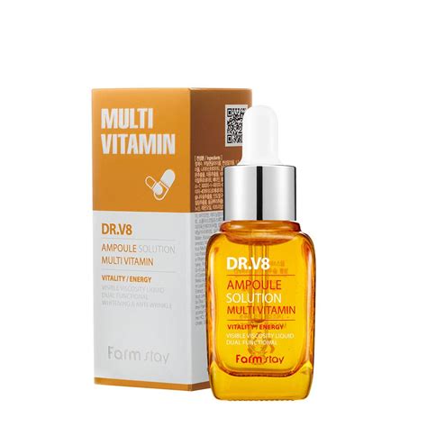 Farm Stay Dr V8 Ampoule Solution Multi Vitamin 30ml Beauty