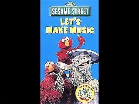 Opening To Sesame Street Let S Make Music Vhs Youtube