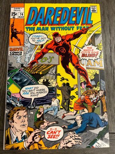 Daredevil 74 Marie Severin Cover Art Marvel 1971 FINE EBay