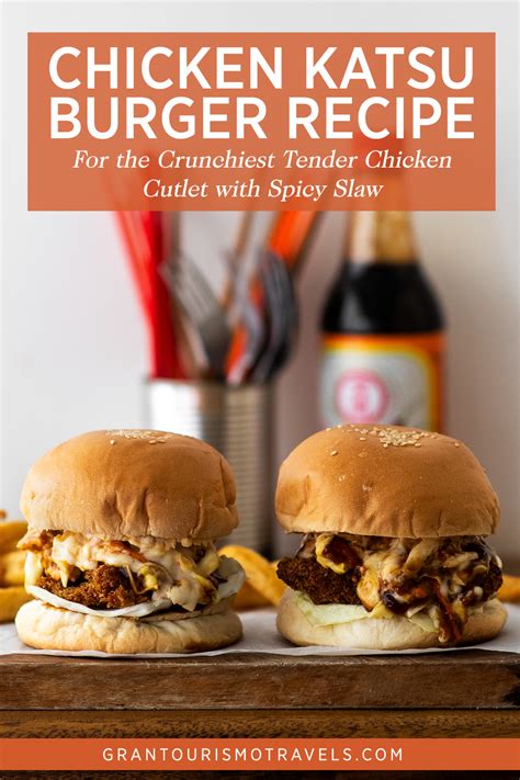 Chicken Katsu Burger Recipe for Tender Chicken Cutlet Burgers