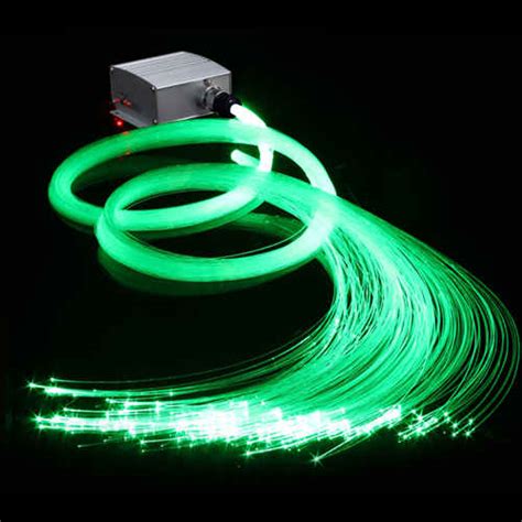 Kit déclairage à fibre optique LED 10W pour maisons éclairage fibre