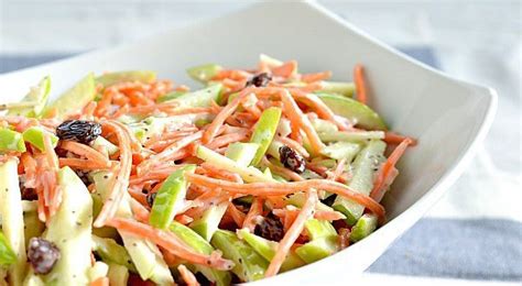 Receta Ensalada De Manzana Zanahoria Y Col