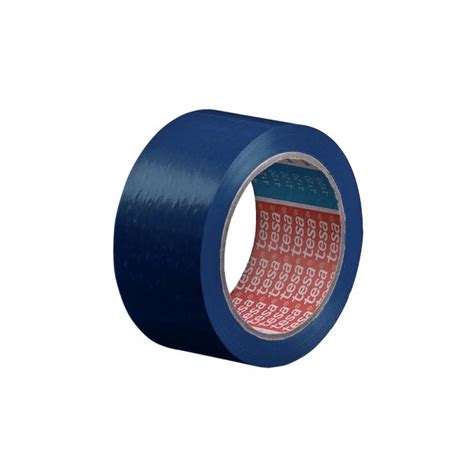 Cinta Adhesiva Pvc Tesa Mm X M Azul Material De Oficina