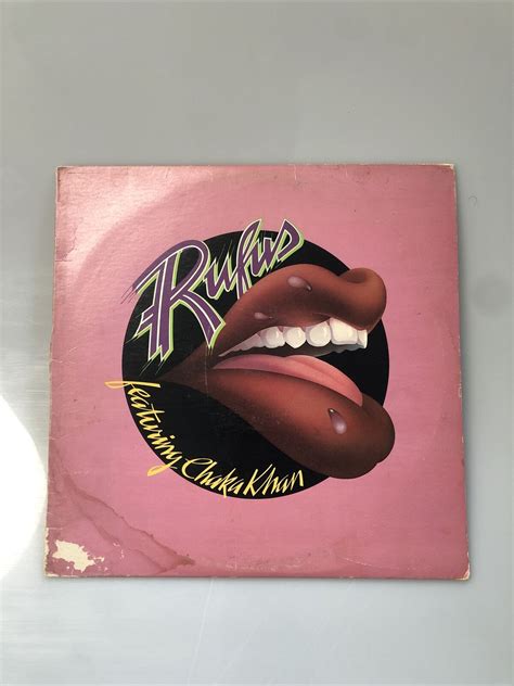 Rufus Featuring Chaka Khan Vinyl Record Lp With Vintage Poster Ebay