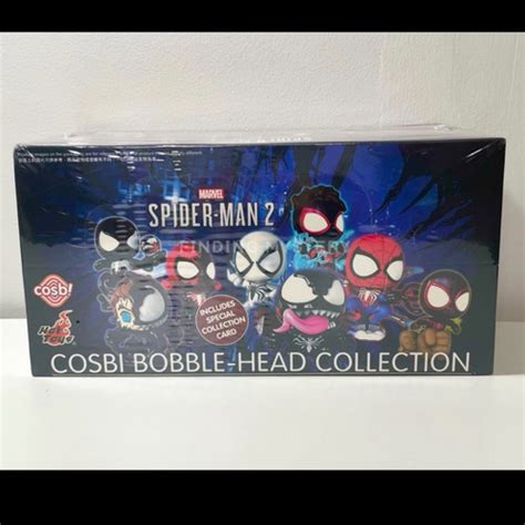 Jual Hot Toys Venom Spider Man Series Marvel Cosbi Bobble Head Collection Cosbaby Blind Box
