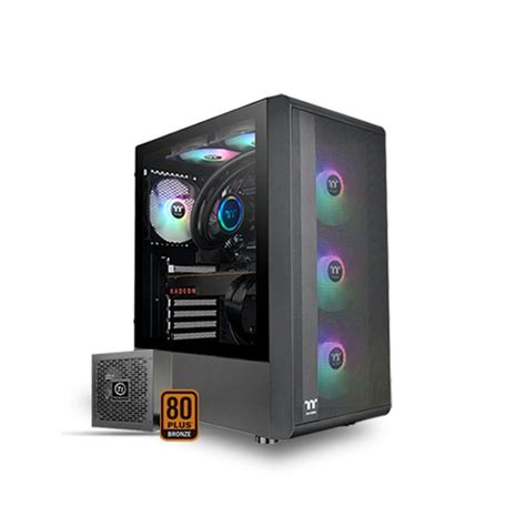 Gabinete Gamer Thermaltake S Tg Mid Tower Fonte W