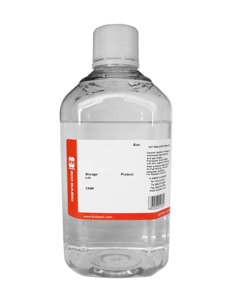 Water Ultra Pure Free Of DNase RNase Protease Endonuclease