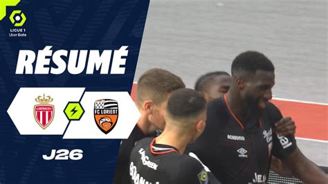 As Monaco Fc Lorient 2 2 Résumé Asm Fcl 2023 2024 Youtube