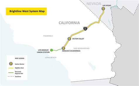 Map Shows New US High Speed Rail Route