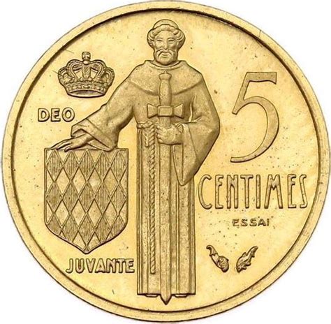 Centimes Rainier Iii Essai Monaco Numista