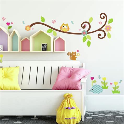 Happi Scroll Branch Peel And Stick Wall Decals