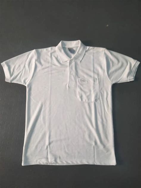 Plain Mens White Polo Neck Cotton T Shirt At Rs 300 Piece In Tiruppur