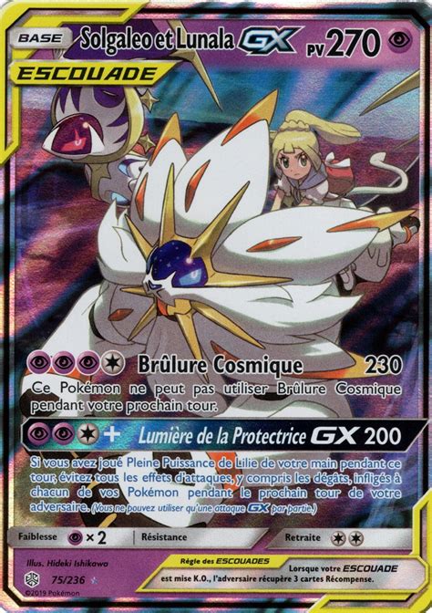 SL12 75 236 Solgaleo et Lunala GX PoKéMoN