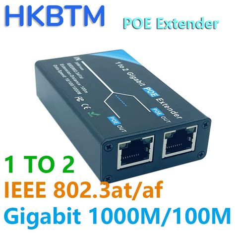 Hkbtm Gigabit Port Poe Extender Ieee Af At Poe Standard