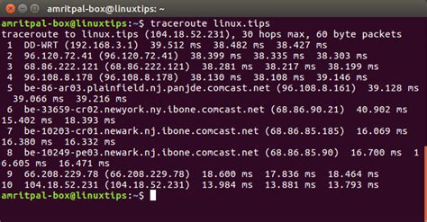 How To Use The Linux Traceroute Command Linux Tips