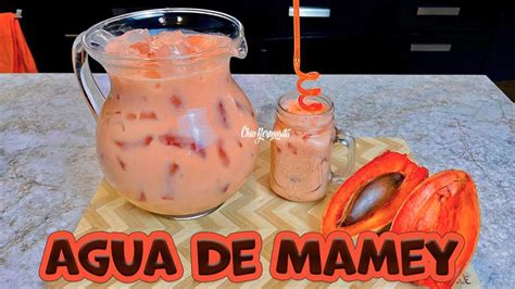 Agua De Mamey Conocida Como Zapote Cremosa Y Refrescante La Tienes