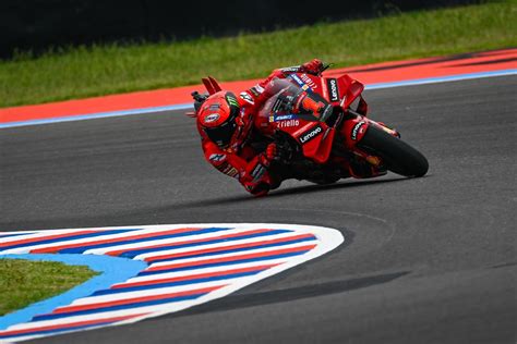 Griglia Di Partenza Motogp Gp Americhe Bagnaia In Pole Position