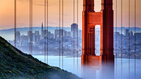 Golden Gate Bridge and Marin Headlands in San Francisco, California ...