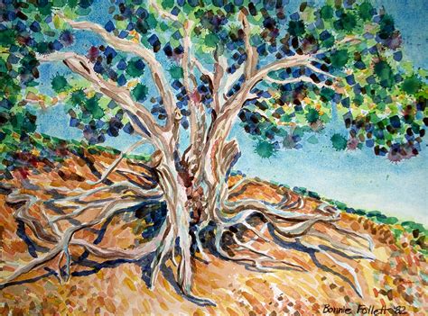 Tree Roots Painting by Bonnie Follett - Fine Art America