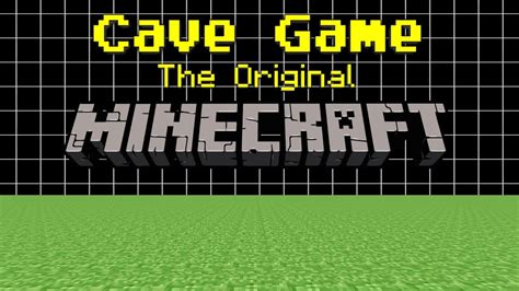 Minecraft Cave Game Gameplay Youtube