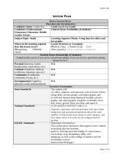 Lesson Plan Template Docx EDUC 225 LESSON PLAN DAILY LESSON PLAN