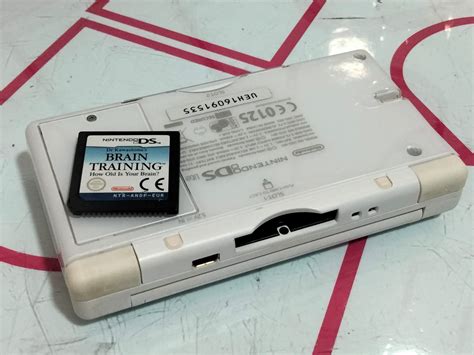 Consola Nintendo Ds Lite Blanca Brain Training Sin Caja Sin