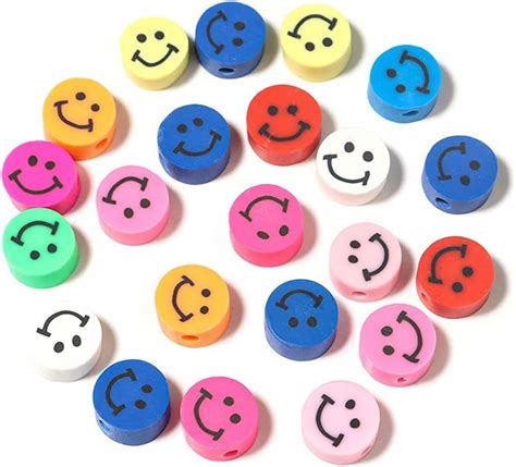 Amazon Pcs Of Smiley Face Beads X Mm Big Pack Mixed